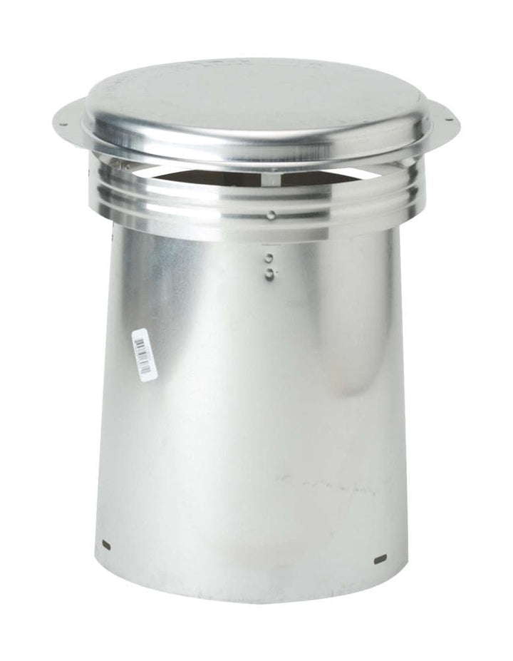 Gibraltar Building Products Code Cap Top, 1/2-in to 4-in Pipe, 6-in Base, Aluminum