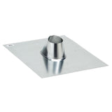 Galvanized Plumber’s Roof Pipe Flashing, 1-1/2 in (Mill Finish)