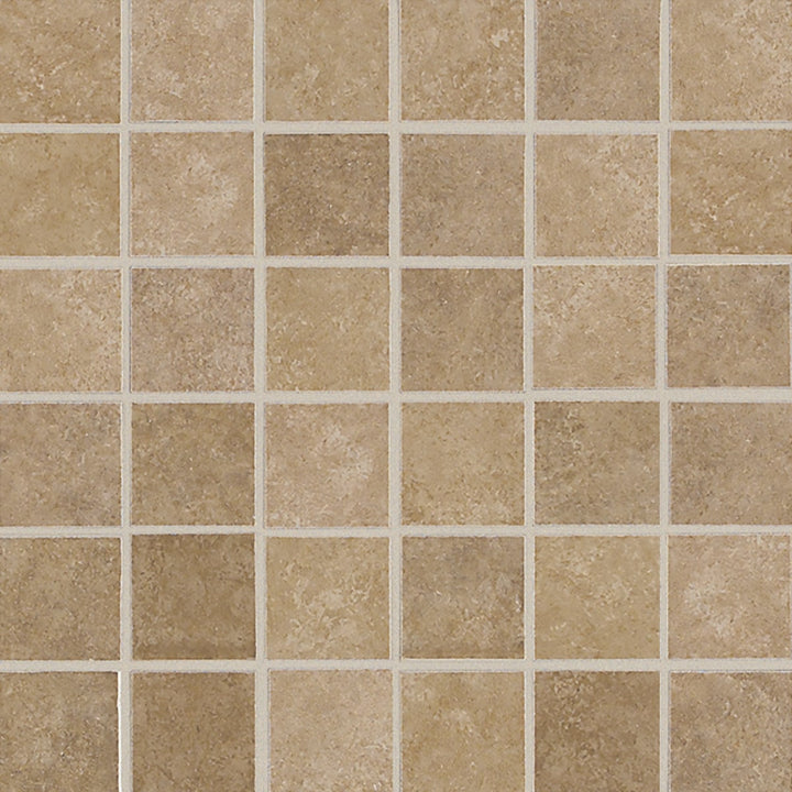 Daltile Weddington Russet 12-in x 12-in Glazed Ceramic Mosaic Floor and Wall Tile product image