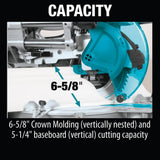15 Amp 10 in. Dual Bevel Sliding Compound Miter Saw with Laser/Bonus Compact Folding Miter Saw Stand - Super Arbor