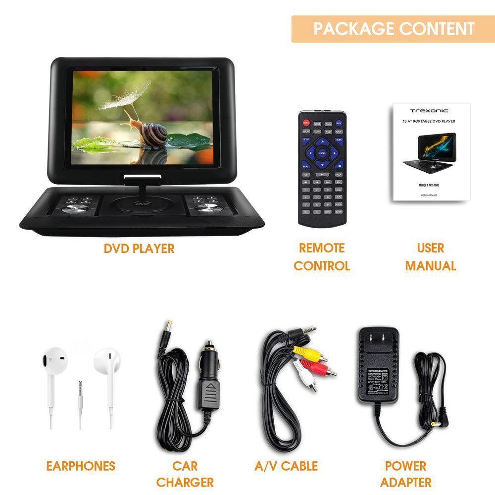 15.4 in. Portable DVD Player - Super Arbor