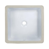 MR Direct Undermount Porcelain Bathroom Sink in White