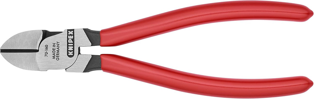 KNIPEX Cutting Pliers, Diagonal Side Cutters 6.3 in (70 01 160)
