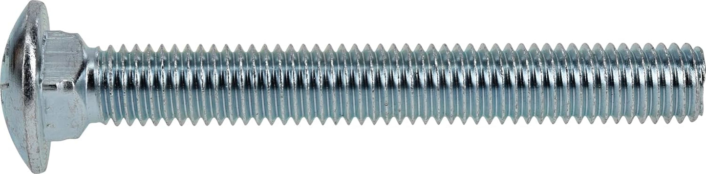 Hillman 1/2 in. x 4 in. Zinc-Plated Steel Carriage Bolt, 25-Pack