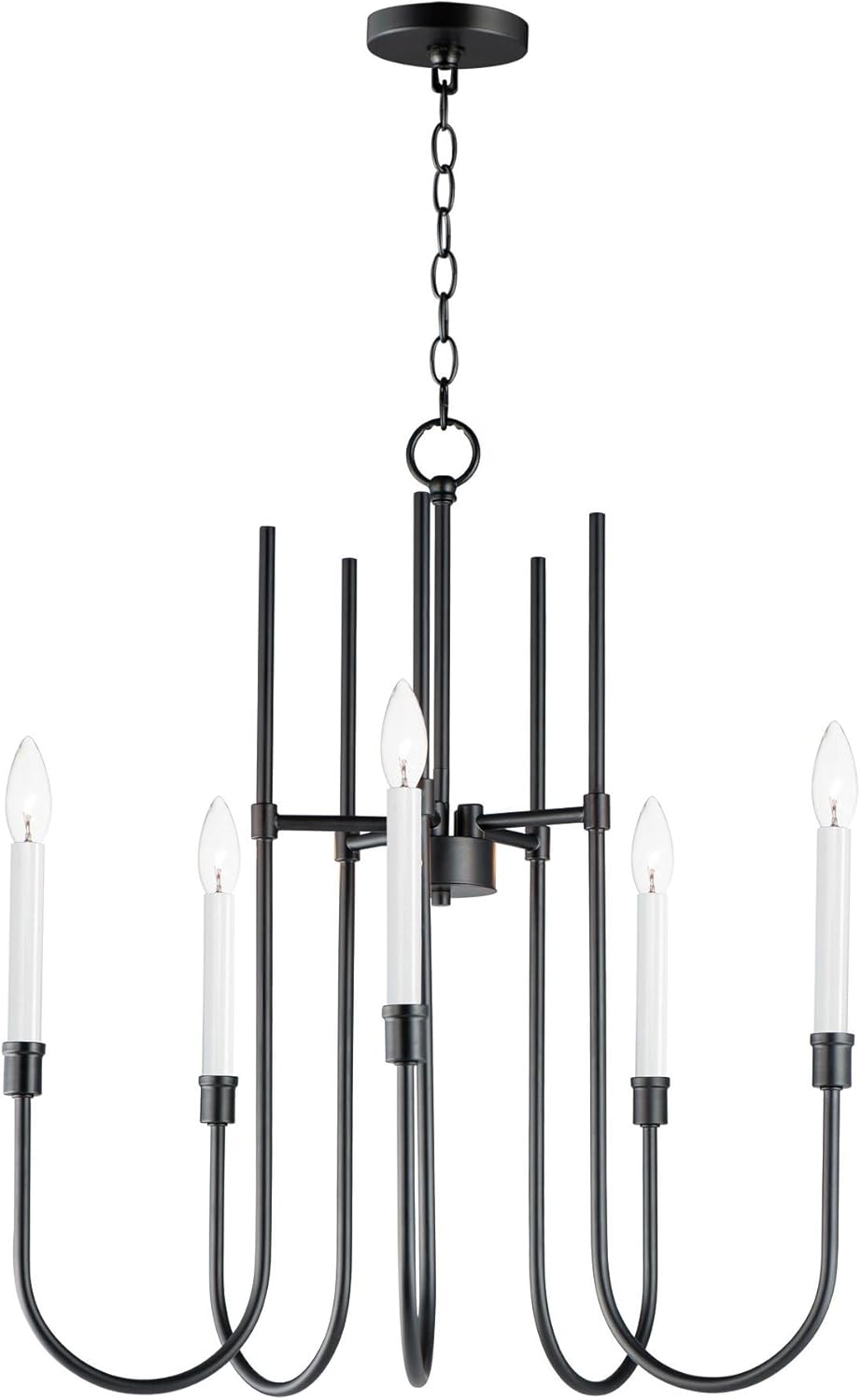 Maxim Lighting Tux 5-Light Black Chandelier