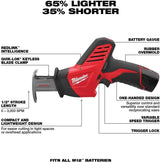 Milwaukee M12 12V Lithium-Ion Cordless Combo Kit (5-Tool) with Two 1.5Ah Batteries, Charger, Tool Bag + Hole Saw Set (28-Piece)