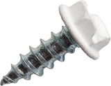 Scroo #8 x 1/2-in Hex Head Self-Drilling Screws, GS Blue (100-Pack)