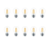 Philips 40-Watt Equivalent G16.5 Dimmable LED Light Bulb Soft White Globe (2-Pack)