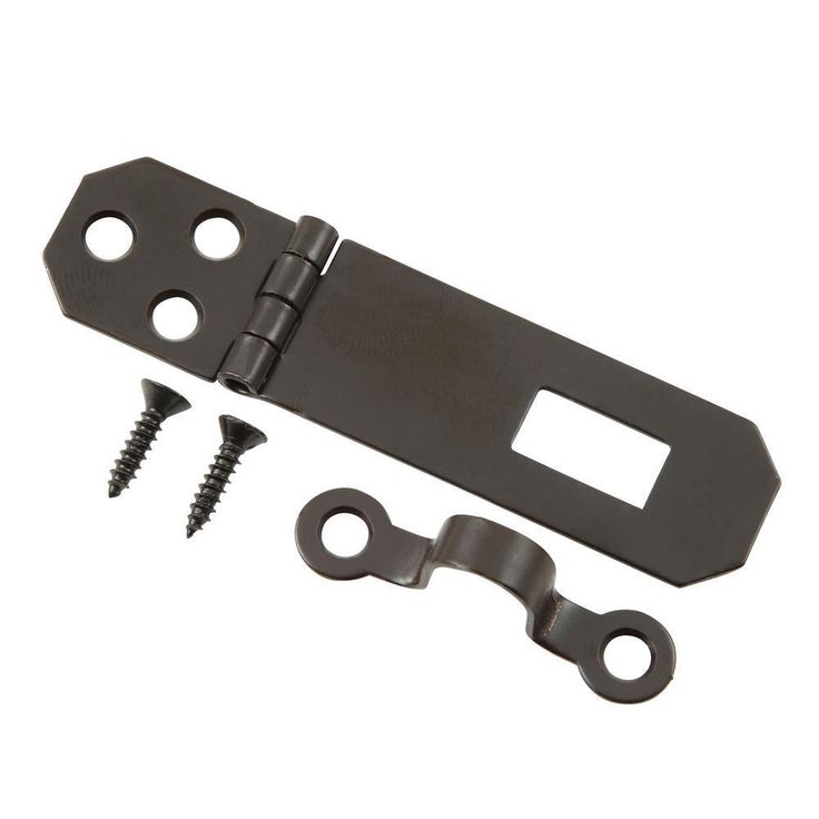 3/4 in. x 2-7/64 in. Oil-Rubbed Bronze Decorative Hasp
