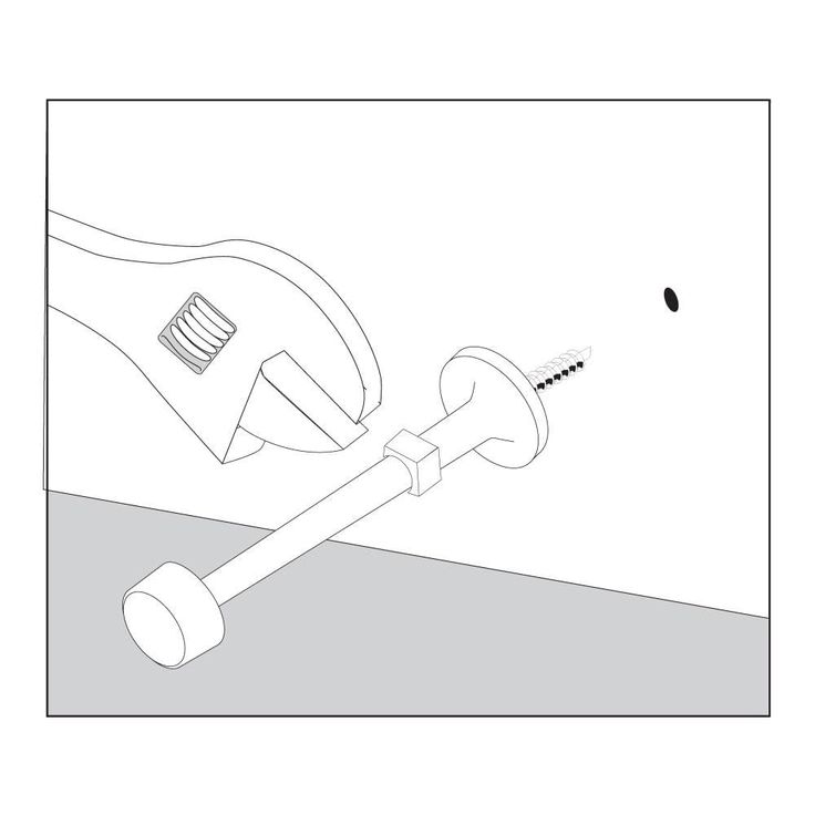 Satin Nickel Light Duty Solid Door Stop