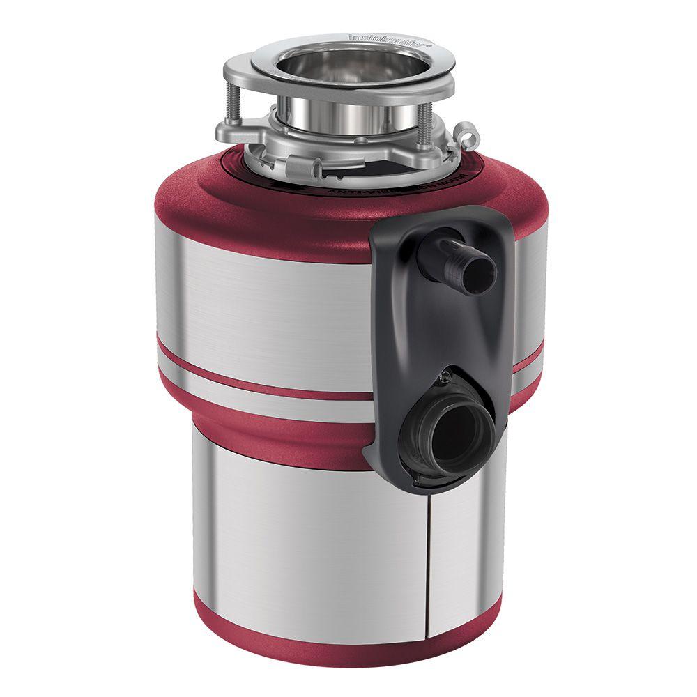 InSinkErator Evolution Supreme SS Stainless Steel 1 HP Continuous Feed Garbage Disposal with Power Cord Kit Included