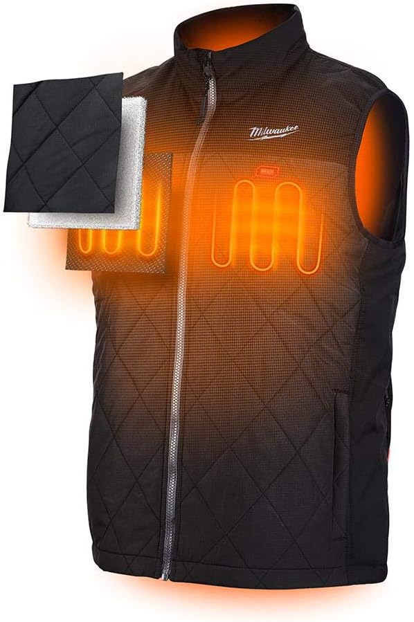 Milwaukee Women’s Small M12 12V Lithium-Ion Cordless AXIS Black Heated Vest (Vest Only)