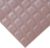 Rubber-Cal Block-Grip 4 ft. x 8 ft. Brown Commercial PVC Flooring Roll
