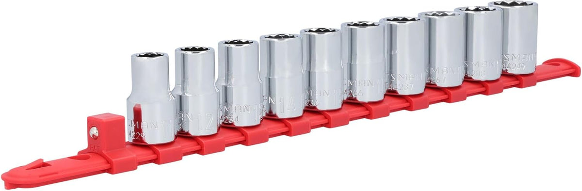 CRAFTSMAN 11-Piece Metric 1/2-in Drive 12-Point Shallow Socket Set