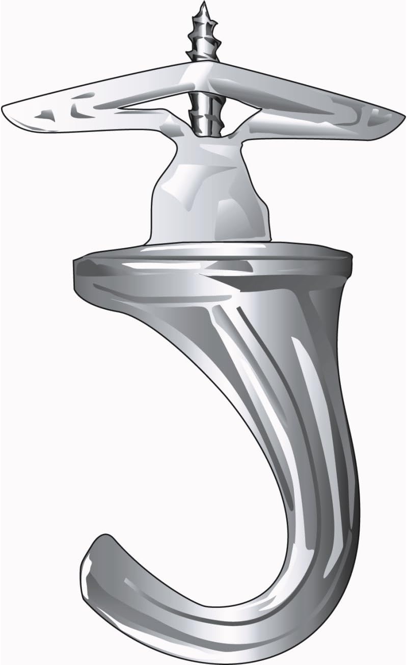 Hillman White Ceramic/Zinc Large Versa Hook – 35 lb Drywall / 75 lb Wood, 1 Pack