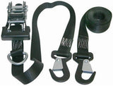 Keeper 8 ft. x 1.25 in. Power Sports Ratchet Tie-Down, 800 lbs WLL, 2-Pack