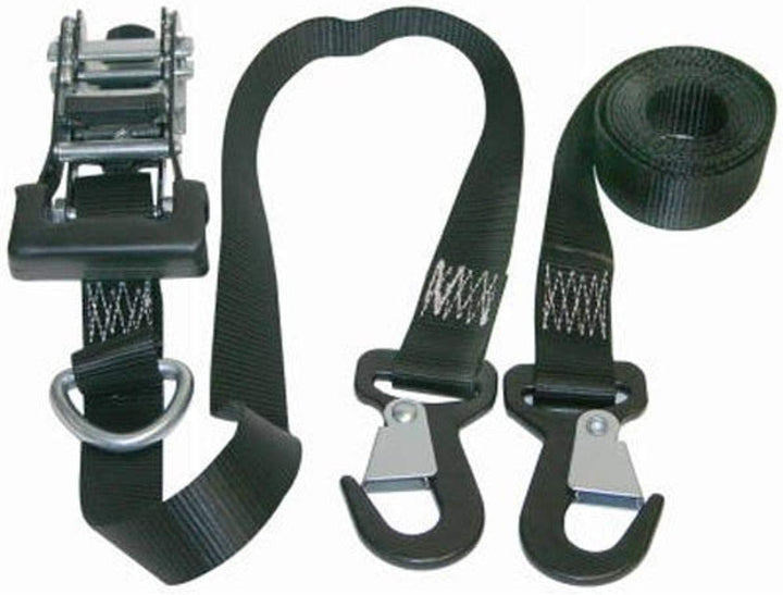Keeper 8 ft. x 1.25 in. Power Sports Ratchet Tie-Down, 800 lbs WLL, 2-Pack