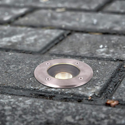 5-Watt Stainless Steel Outdoor Integrated LED 3000K In-Ground Landscape Path Light - Super Arbor