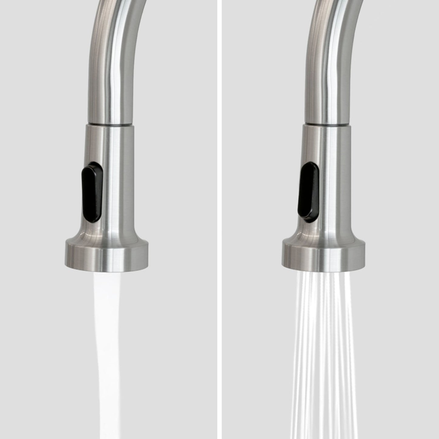 Presenza 24.1-in Brushed Steel Drop-In Utility Tub with Faucet