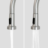 Presenza Brushed Steel Drop-In Utility Tub with Cabinet and Faucet