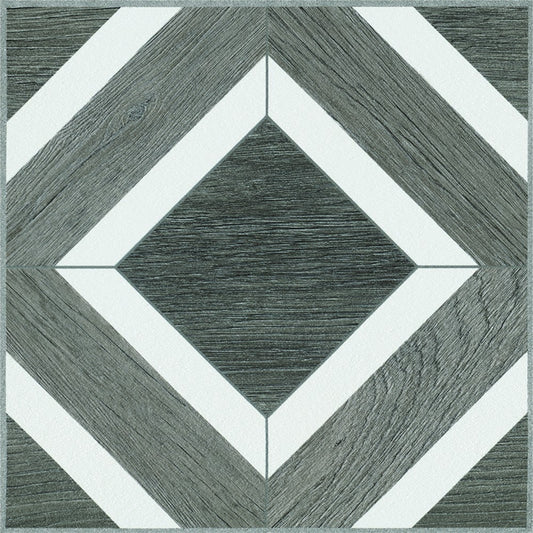 Armstrong Flooring Terraza Harbor Gray 12-in x 12-in Water-Resistant Peel-and-Stick Vinyl Tile Flooring (1-sq ft)