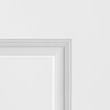 Masonite Traditional 36-in x 80-in Primed 2-Panel Square Molded Composite Bifold Door, Hardware Included