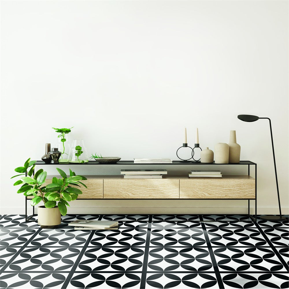 Armstrong Flooring Terraza Shadow 12-in x 12-in Water Resistant Peel-and-Stick Vinyl Tile Flooring (1-sq ft)