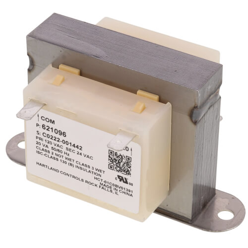 Nordyne 621096R transformer - front view (Voltage: 120v; Product Type: Transformer)