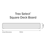 Trex Select 1-in x 6-in Composite Deck Board