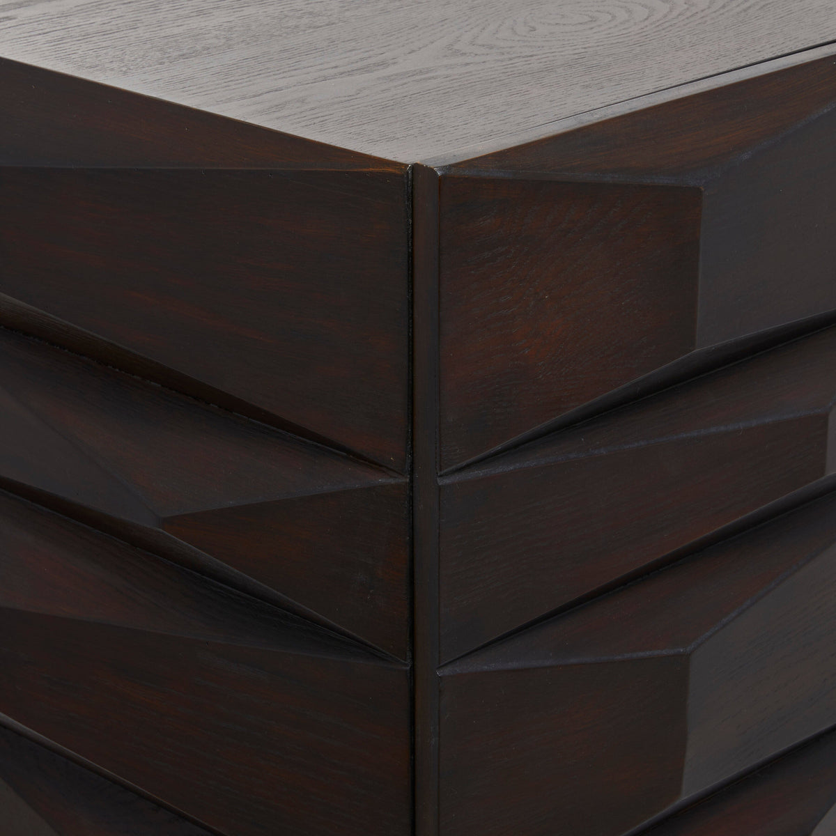 Grayson Lane Brown 1 Shelf and 4 Doors Accent Chest