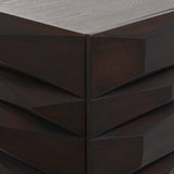 Grayson Lane Brown 1 Shelf and 4 Doors Accent Chest