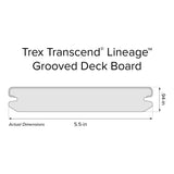 Trex Transcend Lineage 1-in x 6-in Composite Deck Board