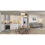 Project Source Cheyenne White 30-in W x 34.5-in H x 24.56-in D White 1-Drawer Base Ready To Assemble Cabinet (Raised Panel Square Style)
