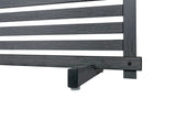 Zippity Outdoor Products WoodTek Vinyl Portable Puppy 2-ft H x 3.5-ft W Charcoal Vinyl Flat-top Fence Panel (Unassembled)