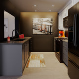 Hugo&Borg Beaumont 18-in W x 34.5-in H x 24-in D Slate Gray 3-Drawer Base Fully Assembled Cabinet
