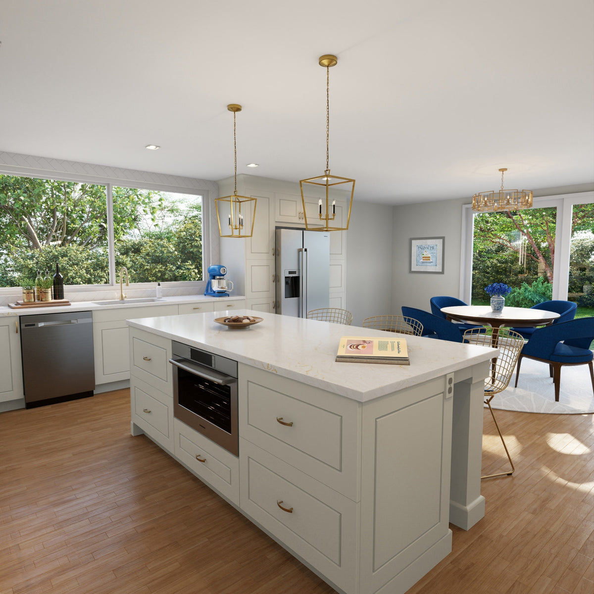 Hugo&Borg Riviera 15-in W x 34.5-in H x 24-in D Bright White 1-Drawer Base Fully Assembled Cabinet (Recessed Panel Shaker Style)