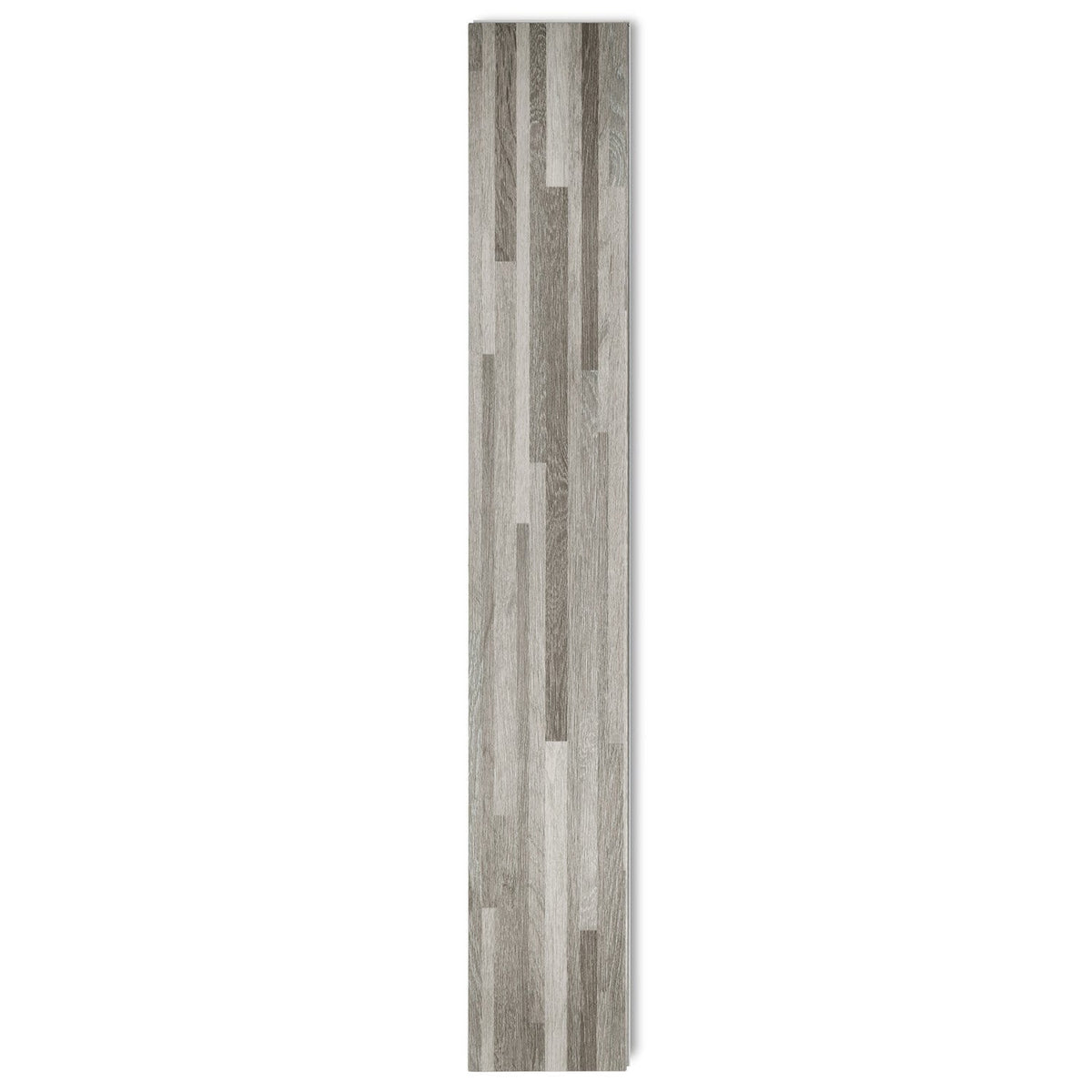 Lucida USA (Sample) MaxCore Pro Silverbar Gray Wood Look 20-mil Waterproof Interlocking Luxury Vinyl Plank