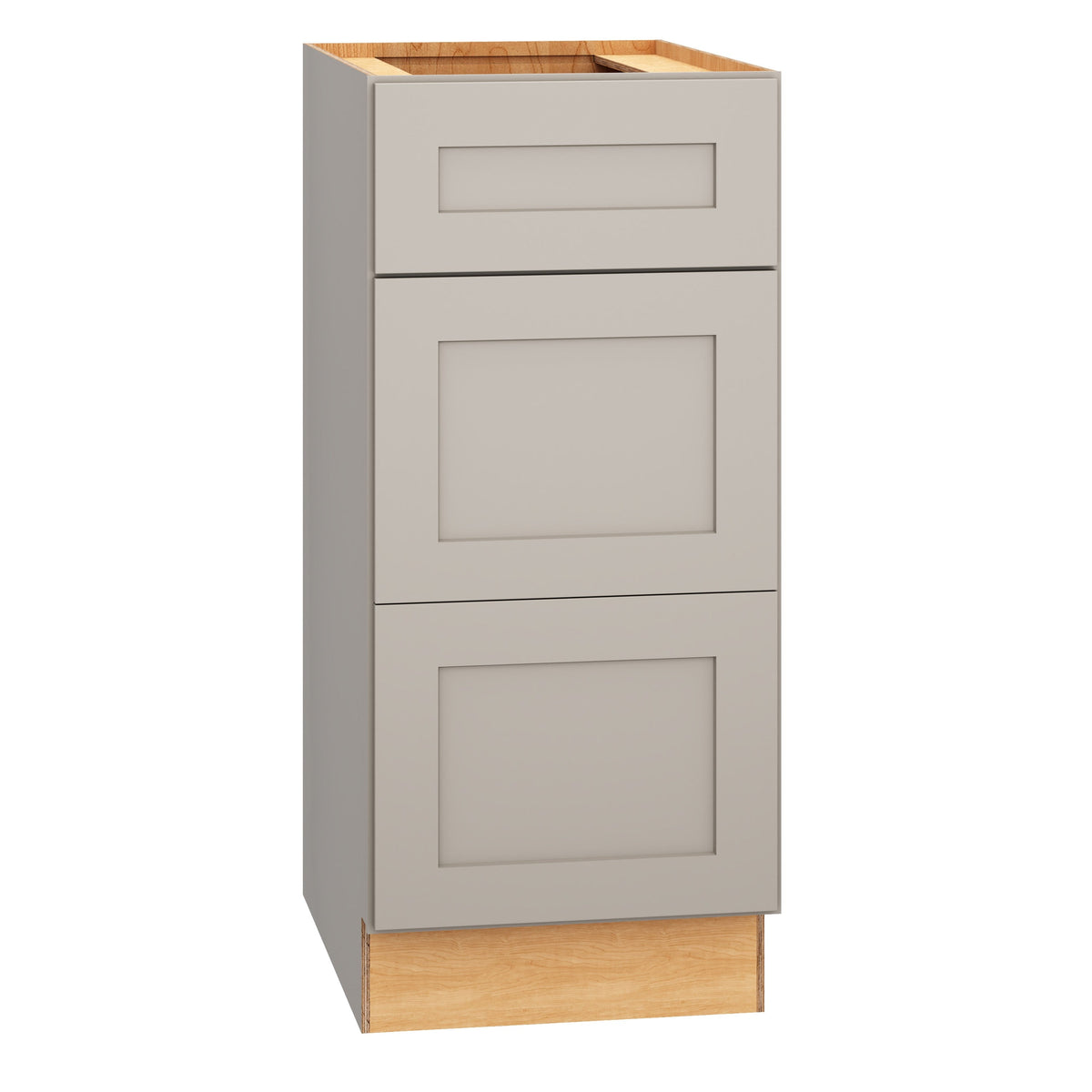 Diamond Express Jamestown 15-in W x 34.5-in H x 21-in D Cloud Gray 3-Drawer Wood Wall-mount Cabinet Banks