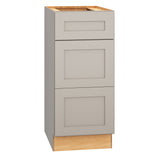 Diamond Express Jamestown 15-in W x 34.5-in H x 21-in D Cloud Gray 3-Drawer Wood Wall-mount Cabinet Banks
