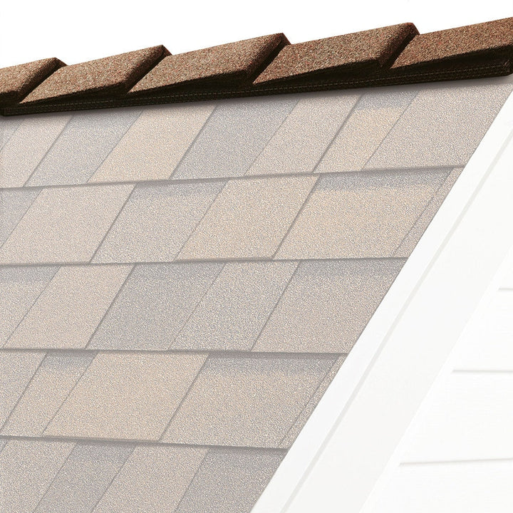 Owens Corning DecoRidge 8-in Mystic Gray Hip & Ridge Roof Shingles, 20 Linear Ft per Bundle