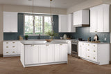 Diamond Express Jamestown 21-in W x 34.5-in H x 24-in D White 1-Drawer Base Fully Assembled Plywood Cabinet (Recessed Panel Shaker Style)