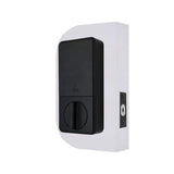 Defiant Square Compact Hubspace Matte Black Electronic Single Cylinder Deadbolt