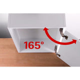 165-Degree 35 mm Full Overlay Frameless Cabinet Door Hinges with Installation Screws (5-Pairs) - Super Arbor