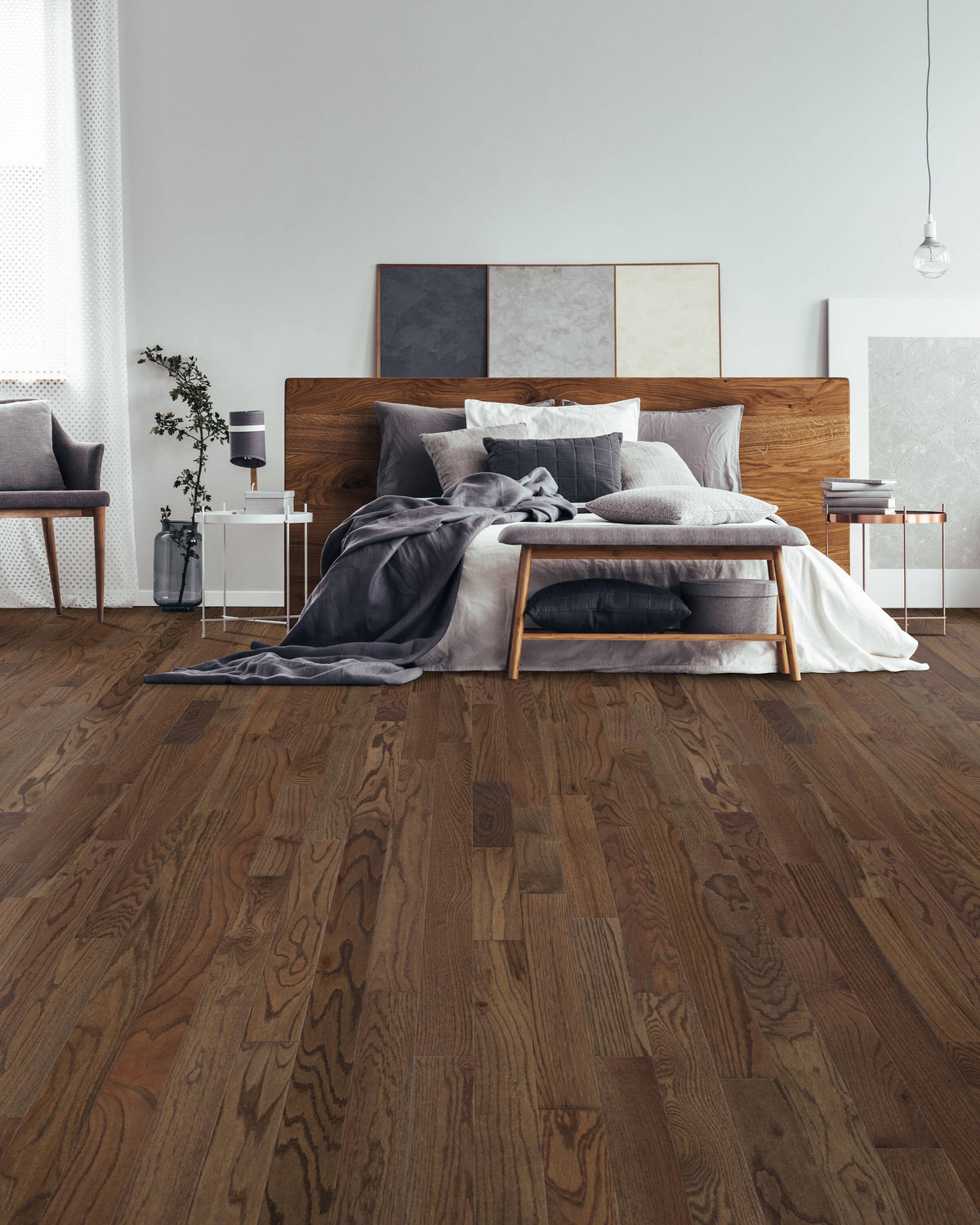 Beasley Red oak Riverbed hardwood flooring — surface grain detail