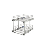 Rev-A-Shelf 14.75-in W x 19-in H 2-Tier Pull-Out Metal Soft-Close Baskets & Organizers