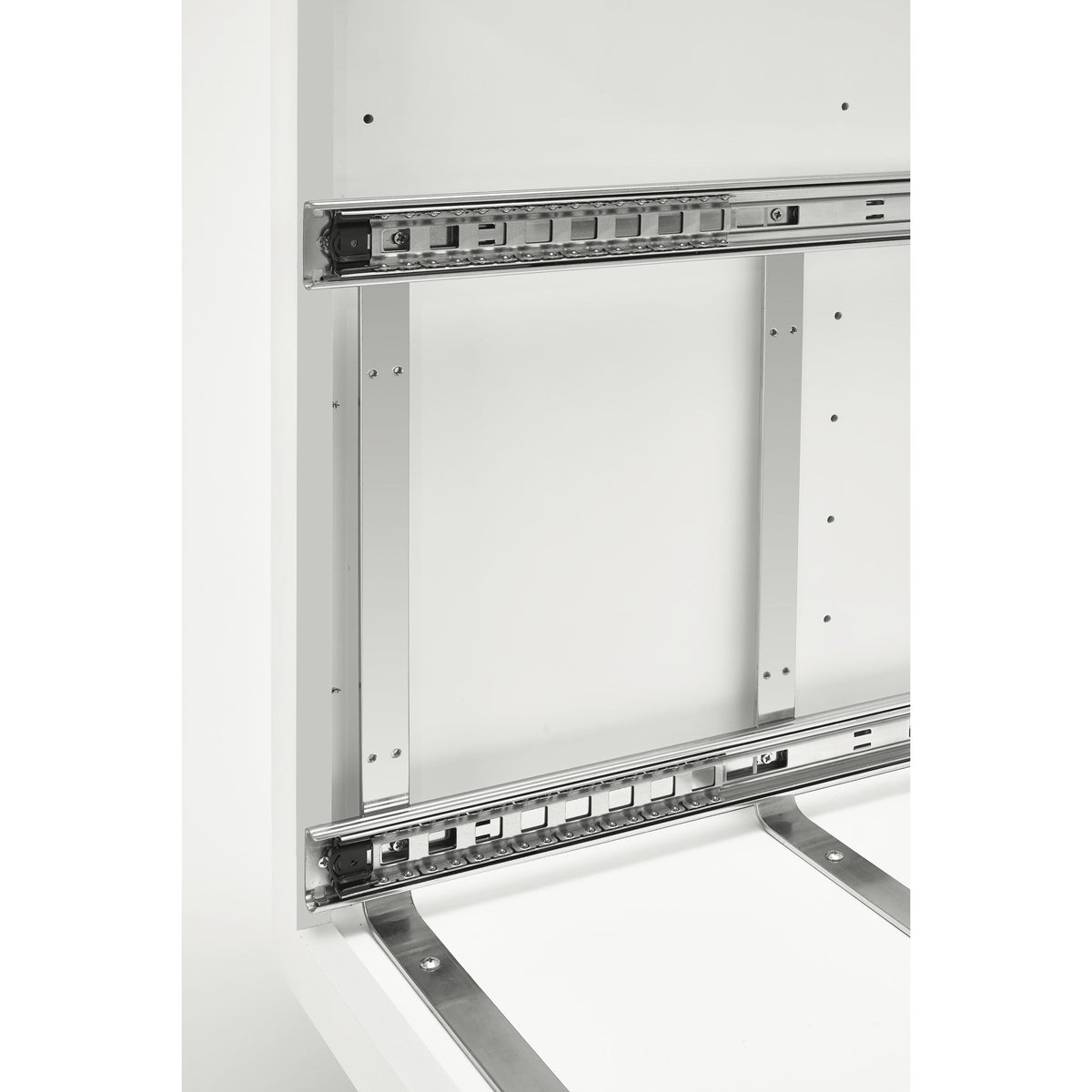 Rev-A-Shelf Two-Tier Pull-Out Cookware Organizer, 20.75-in W x 18-in H, Chrome, Soft-Close