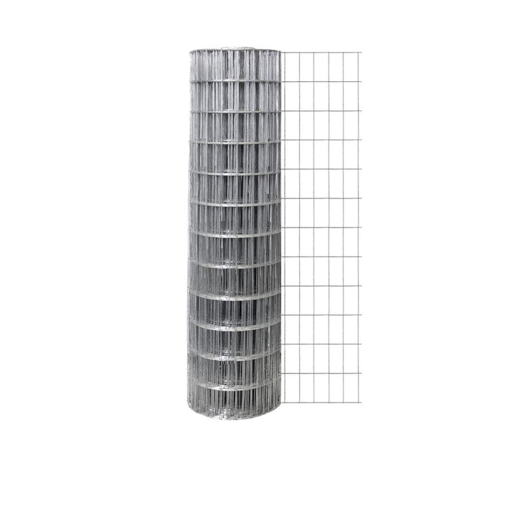 IRONRIDGE 100-Ft x 4-Ft 14-Gauge Gray Steel Welded Wire Fence