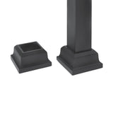 TITAN BUILDING PRODUCTS 3/4-in x 32-in Powder Coated Black Aluminum Square Deck Baluster (10-Pack)