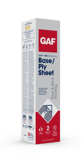 GAF Liberty Base Sheet, Self‑Adhering, 3.28-ft W x 66-ft L (200-sq ft) Black Roll Roofing