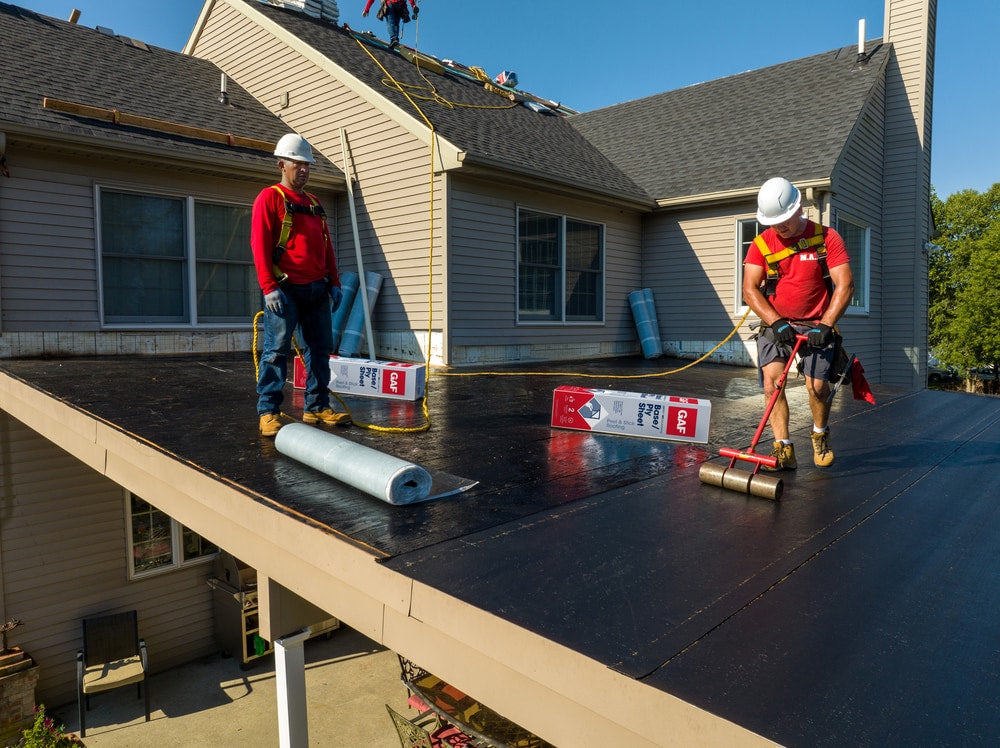 GAF Liberty Base Sheet, Self‑Adhering, 3.28-ft W x 66-ft L (200-sq ft) Black Roll Roofing